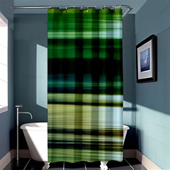 Greenocean Shower Curtain 36  X 72  (stall)  by kunstklamotte023