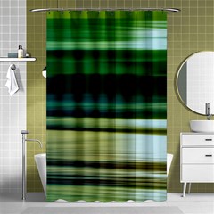 Greenocean Shower Curtain 48  X 72  (small)  by kunstklamotte023