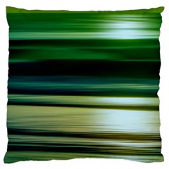 Greenocean Large Flano Cushion Case (one Side) by kunstklamotte023