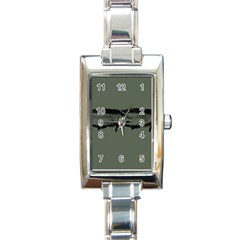 Carp Fish Rectangle Italian Charm Watch