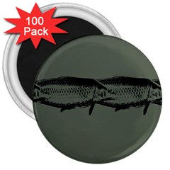 Carp Fish 3  Magnets (100 Pack)