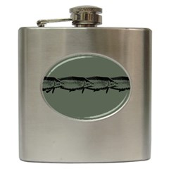 Carp Fish Hip Flask (6 Oz) by kunstklamotte023