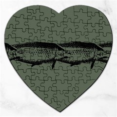 Carp Fish Jigsaw Puzzle (heart)