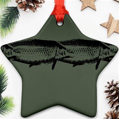 Carp Fish Star Ornament (two Sides)