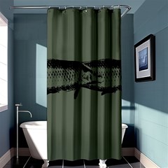 Carp Fish Shower Curtain 36  X 72  (stall) 