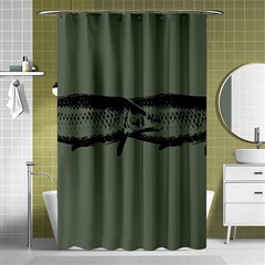 Carp Fish Shower Curtain 48  X 72  (small)  by kunstklamotte023