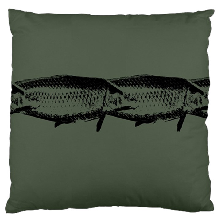 Carp fish Large Cushion Case (Two Sides)