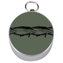 Carp Fish Silver Compasses