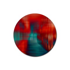 Artlines Rubber Round Coaster (4 Pack)  by kunstklamotte023