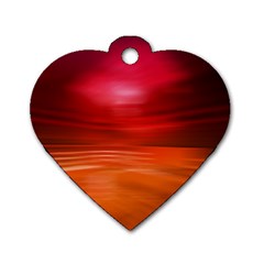 Colourlines Dog Tag Heart (two Sides) by kunstklamotte023