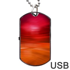 Colourlines Dog Tag Usb Flash (two Sides) by kunstklamotte023