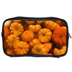 Pumpkins Tiny Gourds Pile Toiletries Bag (one Side) by bloomingvinedesign