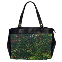 Apple Tree Close Up Oversize Office Handbag (2 Sides) by bloomingvinedesign