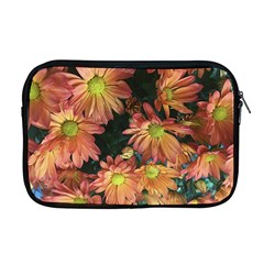 Cream And Pink Fall Flowers Apple Macbook Pro 17  Zipper Case