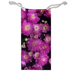 Pink Mums Garden Jewelry Bag