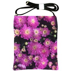 Pink Mums Garden Shoulder Sling Bag