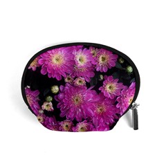 Pink Mums Garden Accessory Pouch (small) by bloomingvinedesign