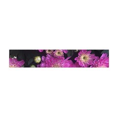 Pink Mums Garden Flano Scarf (mini)