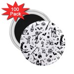 Halloween pattern 2.25  Magnets (100 pack)  Front