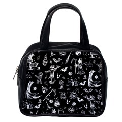 Halloween Pattern Classic Handbag (one Side) by Valentinaart