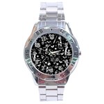 Halloween pattern Stainless Steel Analogue Watch Front