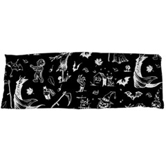 Halloween Pattern Body Pillow Case Dakimakura (two Sides) by Valentinaart