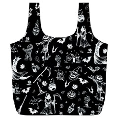 Halloween Pattern Full Print Recycle Bag (xl) by Valentinaart