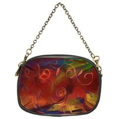 Abstract Fall Swirls Chain Purse (one Side) by bloomingvinedesign