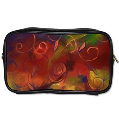 Abstract Fall Swirls Toiletries Bag (one Side) by bloomingvinedesign