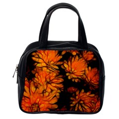 Yellow Flower Abstract Classic Handbag (one Side) by bloomingvinedesign