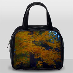 Yellow Fall Leaves And Branches Classic Handbag (one Side) by bloomingvinedesign