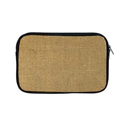 Burlap Coffee Sack Grunge Knit Look Apple Macbook Pro 13  Zipper Case by dressshop