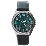 bridge Round Metal Watch Front