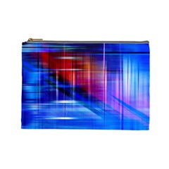 Double Lines Cosmetic Bag (large) by kunstklamotte023