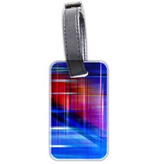 Double Lines Luggage Tags (two Sides) by kunstklamotte023