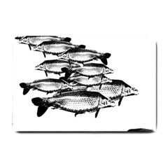 Carp Fish Small Doormat  by kunstklamotte023