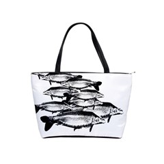 Carp Fish Classic Shoulder Handbag by kunstklamotte023