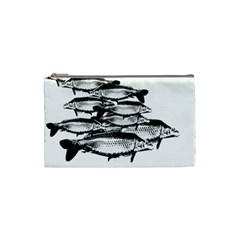 Carp Fish Cosmetic Bag (small) by kunstklamotte023