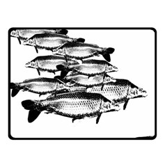 Carp Fish Fleece Blanket (small) by kunstklamotte023