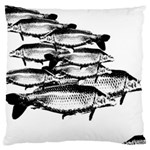 carp fish Large Cushion Case (Two Sides) Front