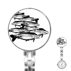 Carp Fish Stainless Steel Nurses Watch by kunstklamotte023