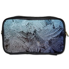 Window Frost Toiletries Bag (two Sides) by bloomingvinedesign