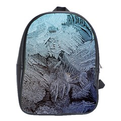 Window Frost School Bag (xl) by bloomingvinedesign