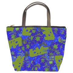 Blue Green Bucket Handbag