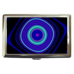 Digital Art Background Pink Blue Cigarette Money Case