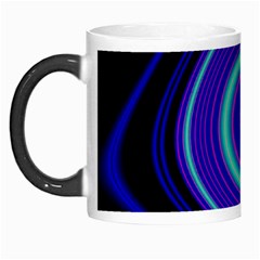 Digital Art Background Pink Blue Morph Mugs