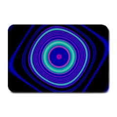 Digital Art Background Pink Blue Plate Mats