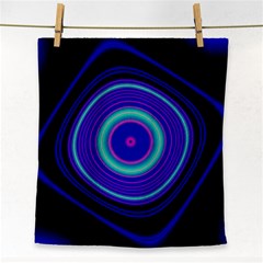 Digital Art Background Pink Blue Face Towel