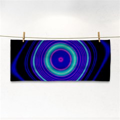 Digital Art Background Pink Blue Hand Towel