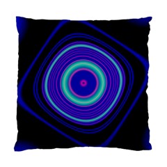 Digital Art Background Pink Blue Standard Cushion Case (One Side)